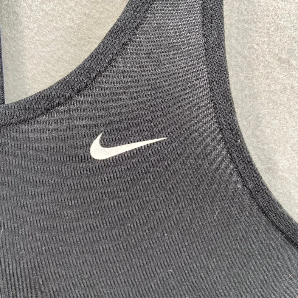 Nike Dri Fit Tank Top Womens XS Black Racerback Athletic‎ Workout Gym